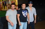 Sohail Khan, Salman Khan, Arbaaz Khan at Freaky Ali trailer launch on 7th Aug 2016